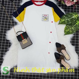 Đầm Suông Phối Màu