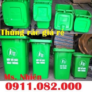 Chuyên sỉ lẻ thùng rác các loại giá rẻ- thùng rác 120 lít 240 lít