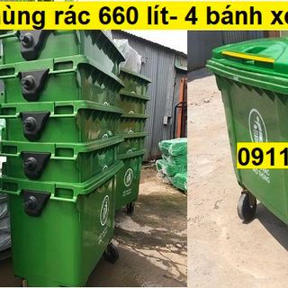 Chuyên sỉ lẻ thùng rác các loại giá rẻ- thùng rác 120 lít 240 lít