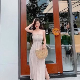 Maxi 2 Dây Xẽ Tà