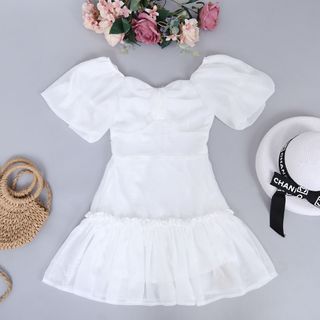 Đầm Dự Tiệc Đuôi Cá Tay Loe