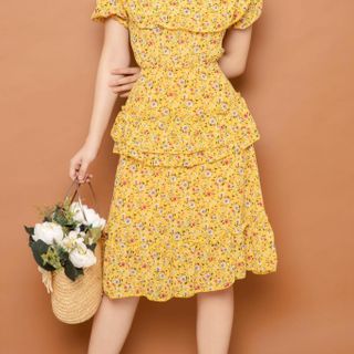 Đầm Thiết Kế Hoa Nhí
