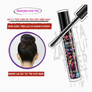 Mascara chải tóc con gọn vào nếp phụ kiện mini bỏ túi xách tiện dụng