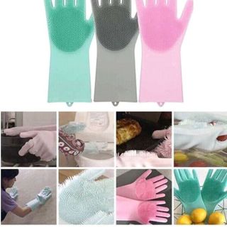 găng tay rửa bát silicon