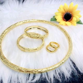 BỘ KIỀNG CƯỚI MẠ VÀNG 24K