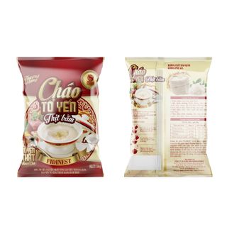 Cháo tổ yến thịt bằm Fidinest - Thùng 30 gói 50 gram