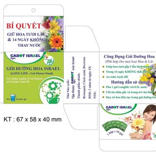 Gói dưỡng hoa tươi lâu
