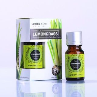 Tinh Dầu Sả Chanh Tặng Túi Treo Lucky Star 10ml