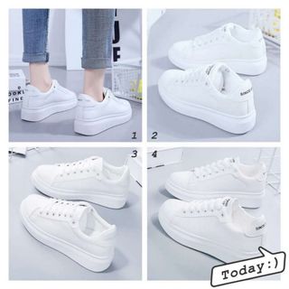 Giầy trắng nữ