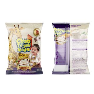 Cháo tổ yến thịt bằm Kids Fidinest - Thùng 30 gói 50 gram