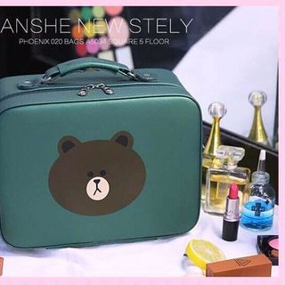 cốp đựng mỹ phẩm gâu brown