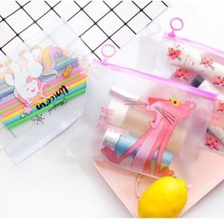 TÚI NHỰA HỒNG ĐỰNG BÚT