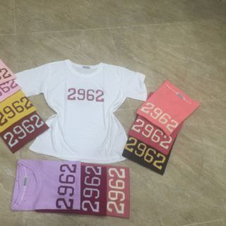 Áo thun cotton thêu