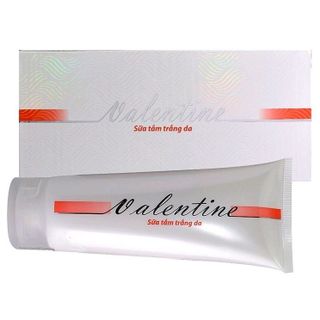 sữa tắm trắng da valentine