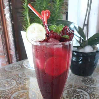 Siro atiso đỏ/hibiscus/bụp giấm