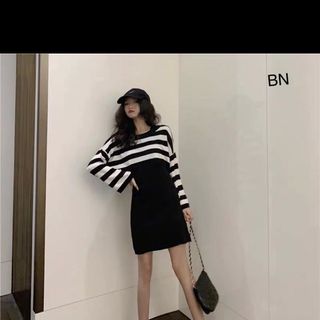 set bộ đồ nữ đẹp chất cá tính dễ thương giá rẻ váy ba lỗ áo croptop kẻ BN 25770