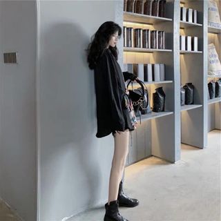 Áo sơ mi giấu quần cách điệu Bigsize