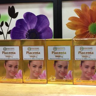 Viên Uống Nhau Cừu Golden Health Sheep Placenta 50000mg Australia