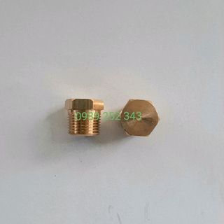 Bít ren ngoài 17mm 100 đồng thau