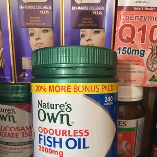 Dầu Cá Không Mùi Fish Oil Natures 2000mg Australia 240 viên