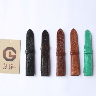 Dây Đồng Hồ Da Đà Điểu đủ size