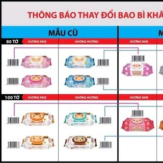 Khăn ướt Agi 100 tờ không hương