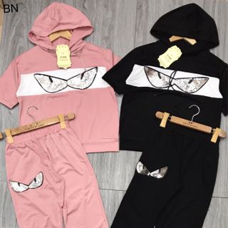 set bộ đồ nữ đẹp chất cá tính dễ thương giá rẻ kim sa mắt BN 67612
