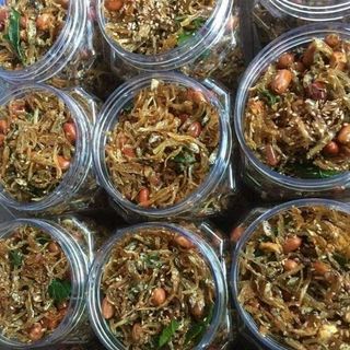 CÁ MỜM RIM LẠC Đậu phộng