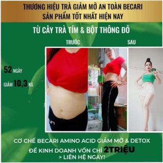 Trà giảm cân Becari