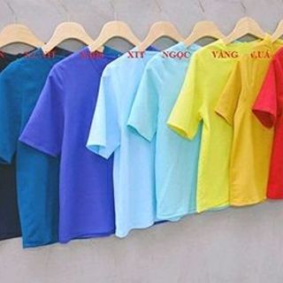 Áo thun cặp nam/nữ cổ tròn