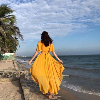 Đầm Lửng Tay Cánh Tiên