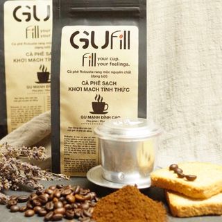 Cà phê rang xay nguyên chất GUfill 500g