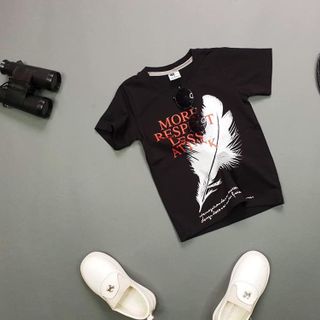 Áo thun tay ngắn bé trai size nhí