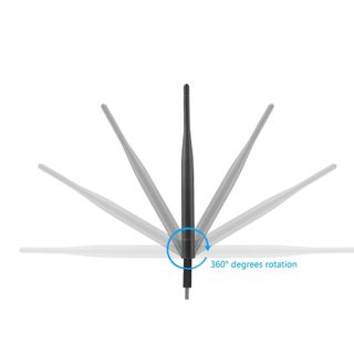 Card mạng wifi AC1200m 2 ăng ten băng tần kép 24 GHz/58 GHz