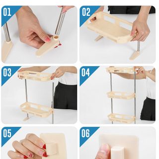 Kệ Nhựa 2 Tầng Nhà Vệ Sinh