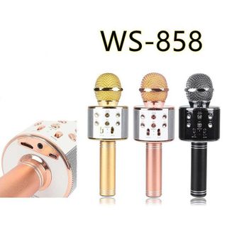 MIC KARAOKE WS-858 5IN1 KÈM LOA