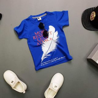 Áo thun màu bé trai size đại