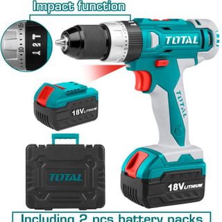 Máy Khoan Búa Total Dùng Pin Lithium 18V TIDLI228180