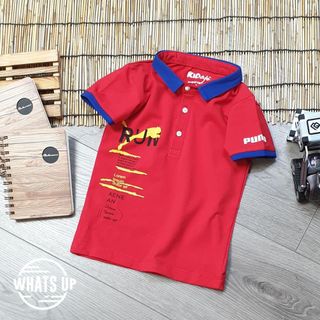 Áo thun bé trai cổ bé
