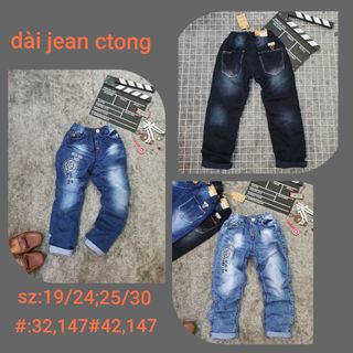 Quần dài chất jean cotton đẹp lưng thun mềm mại giá sỉ