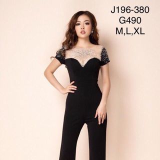 Jumpsuit đính ngọc trai pha lê j196-380 giá sỉ