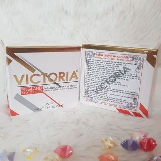 Kem dưỡng trắng da mặt Victoria chống lại 20 dấu hiệu lão hóa