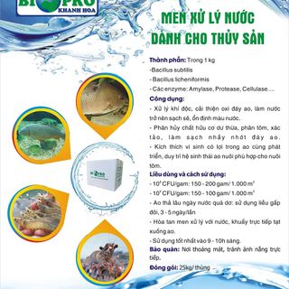 Men vi sinh đơn dòng Bacillus subtilis Bacillus pumilus Bacillus licheniformis Bacillus Amyloliquefaciens nhập từ Mỹ