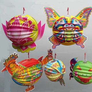 LỒNG ĐÈN GIẤY NHỎ HÌNH THÚ