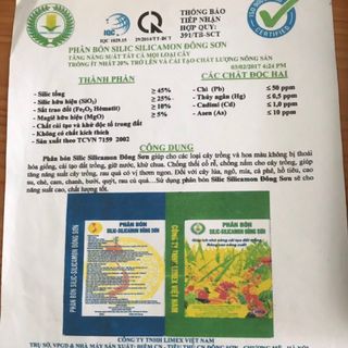 Phân Khoáng Silic Silicamon Đông Sơn - Từ Mỏ Khoáng - 25kg