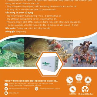 Cung cấp enzyme tổng hợp xử lý đáy ao tôm nhập từ Mỹ