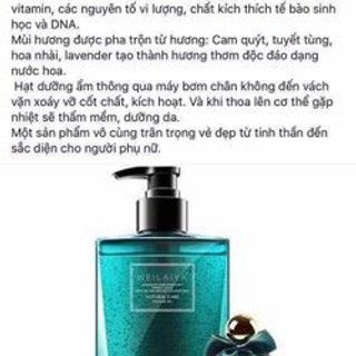 Sữa tắm trứng cá Weilaiya thơm hương nước hoa Pháp