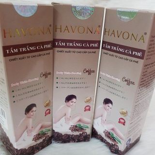 Tẩy tế bào chết tắm trắng cà phê Havona