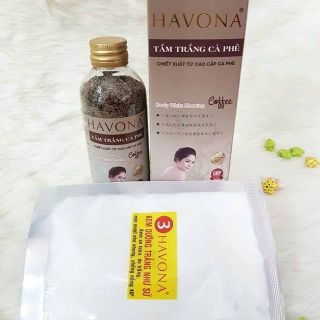 Tẩy tế bào chết tắm trắng cà phê Havona