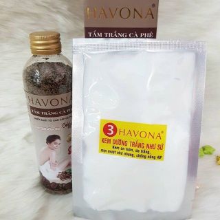 Tẩy tế bào chết tắm trắng cà phê Havona